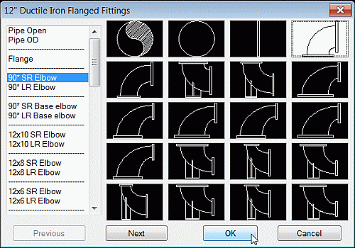 3D Pipe Symbols Dialog