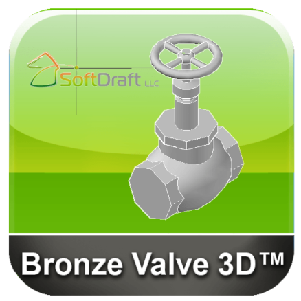 3D Bronze Valves