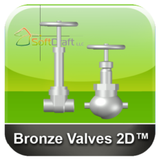 2D Bronze Valves